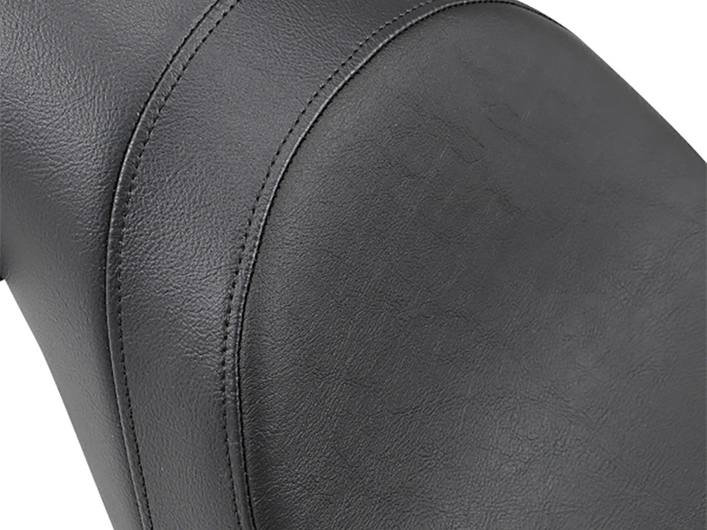 Drag Specialties DS-0803-0574 Predator Dual Seat Smooth Black for Harley-Davidson Dyna 06-17