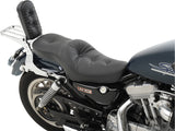 Drag Specialties DS-0804-0626 Low Profile Dual Touring Seat w/Pillow Stitch for Harley-Davidson Sportster 82-03