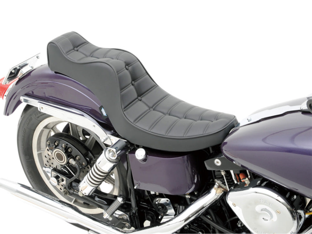 Drag Specialties DS-0805-0093 Mini King & Queen Dual Seat for Harley-Davidson Big Twin 64-84