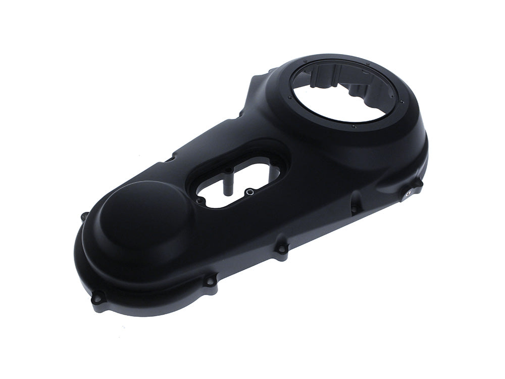 Drag Specialties DS-1107-0359 Outer Primary Cover Satin Black for Harley-Davidson Softail 99-06/Dyna 99-05