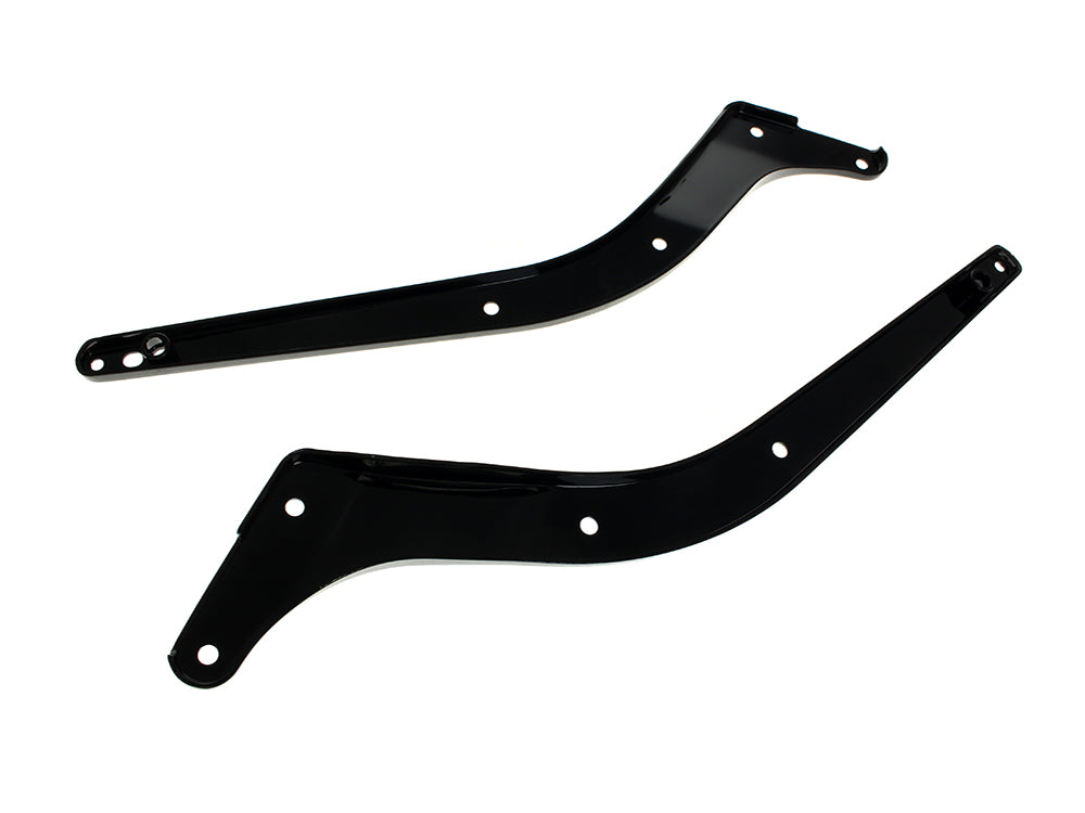Drag Specialties DS-1411-0044 Rear Fender Struts Gloss Black for Harley-Davidson Softail 08-17 w/200 Rear Tyre
