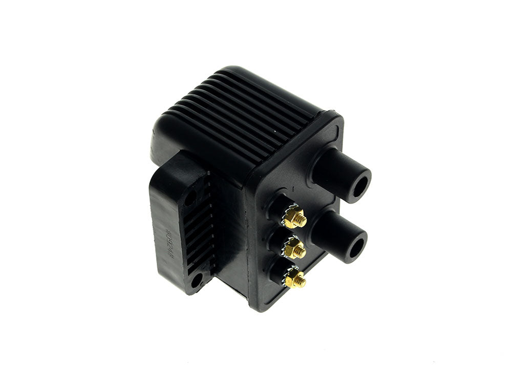 Drag Specialties DS-2102-0226 Ignition Coil Black for Harley-Davidson Big Twin 70-99/Sportster 71-03 Models w/Upgraded Single Fire Ignition