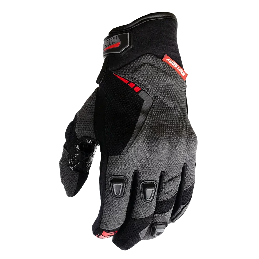 MotoDry Desert Red/Black Gloves