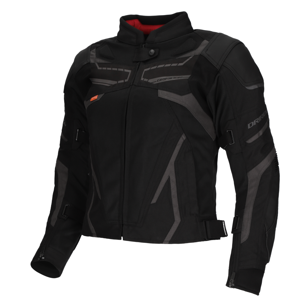 DriRider Climate Exo 4 Black/Black Womens Textile Jacket