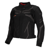 DriRider Climate Exo 4 Black/Black Womens Textile Jacket