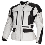 DriRider Explorer Light Grey/Black Womens Textile Jacket