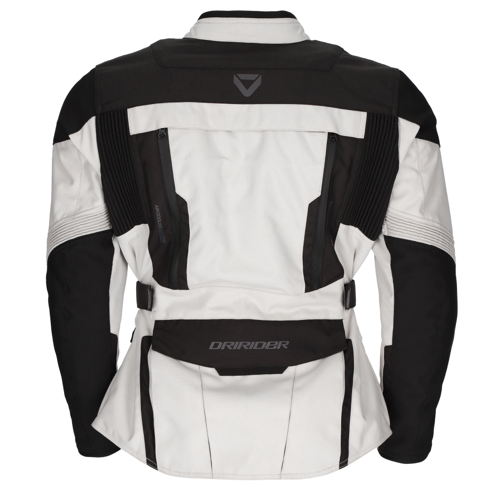 DriRider Explorer Light Grey/Black Womens Textile Jacket