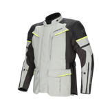 DriRider Nordic Evolution Light Grey/Hi-Vis Yellow Textile Jacket