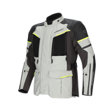 DriRider Nordic Evolution Light Grey/Hi-Vis Yellow Textile Jacket