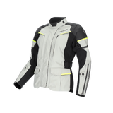 DriRider Nordic Evolution Light Grey/Hi-Vis Womens Textile Jacket