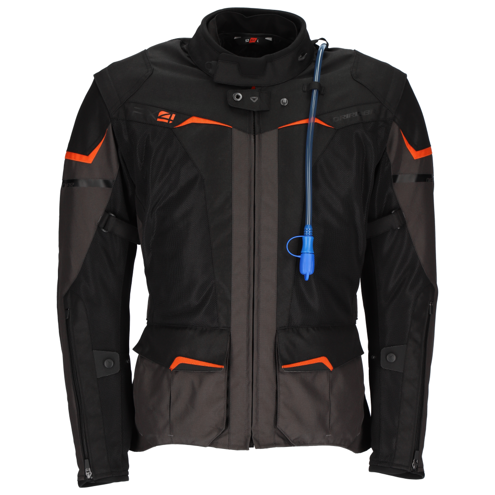 DriRider RX4 Black/Grey/Orange Textile Jacket