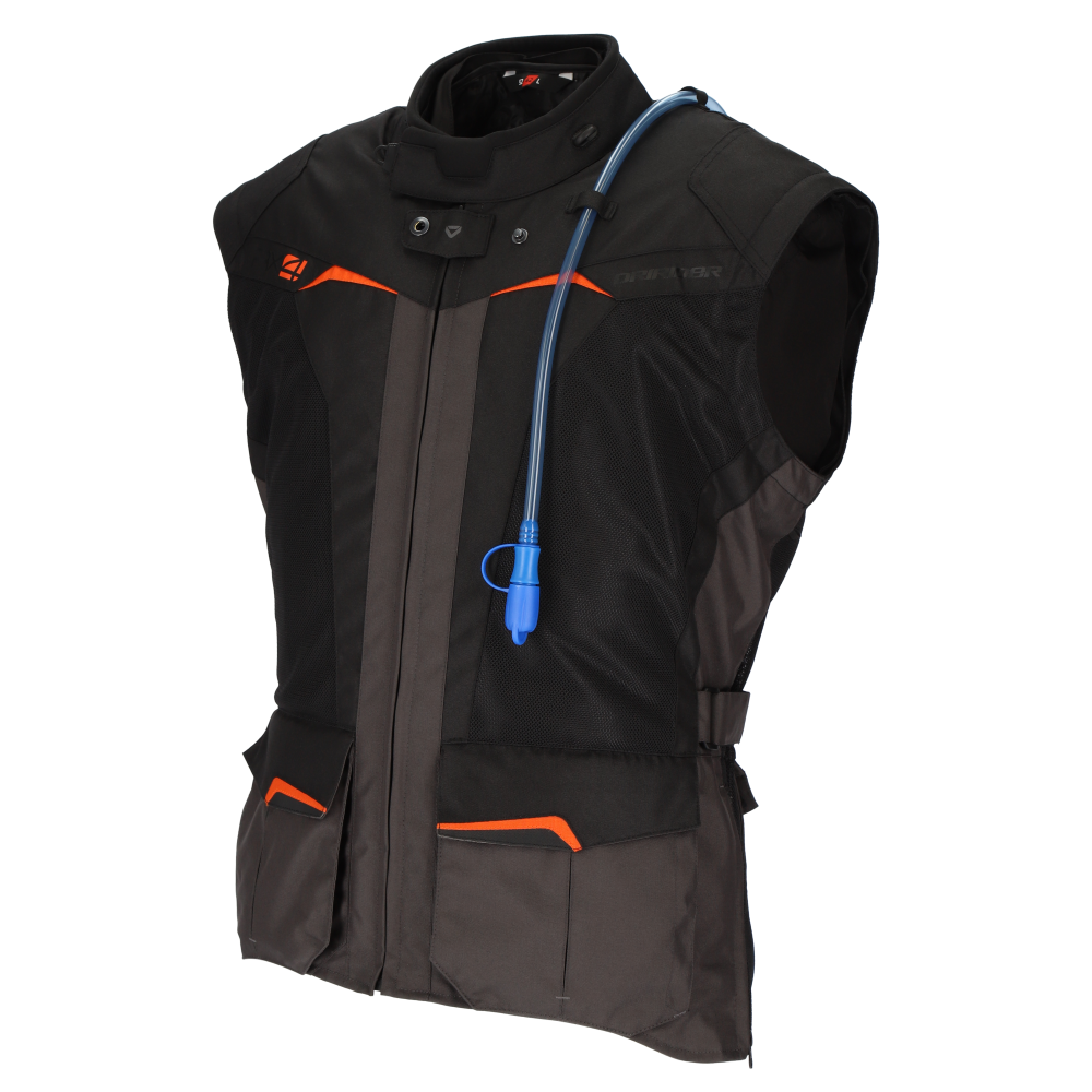 DriRider RX4 Black/Grey/Orange Textile Jacket