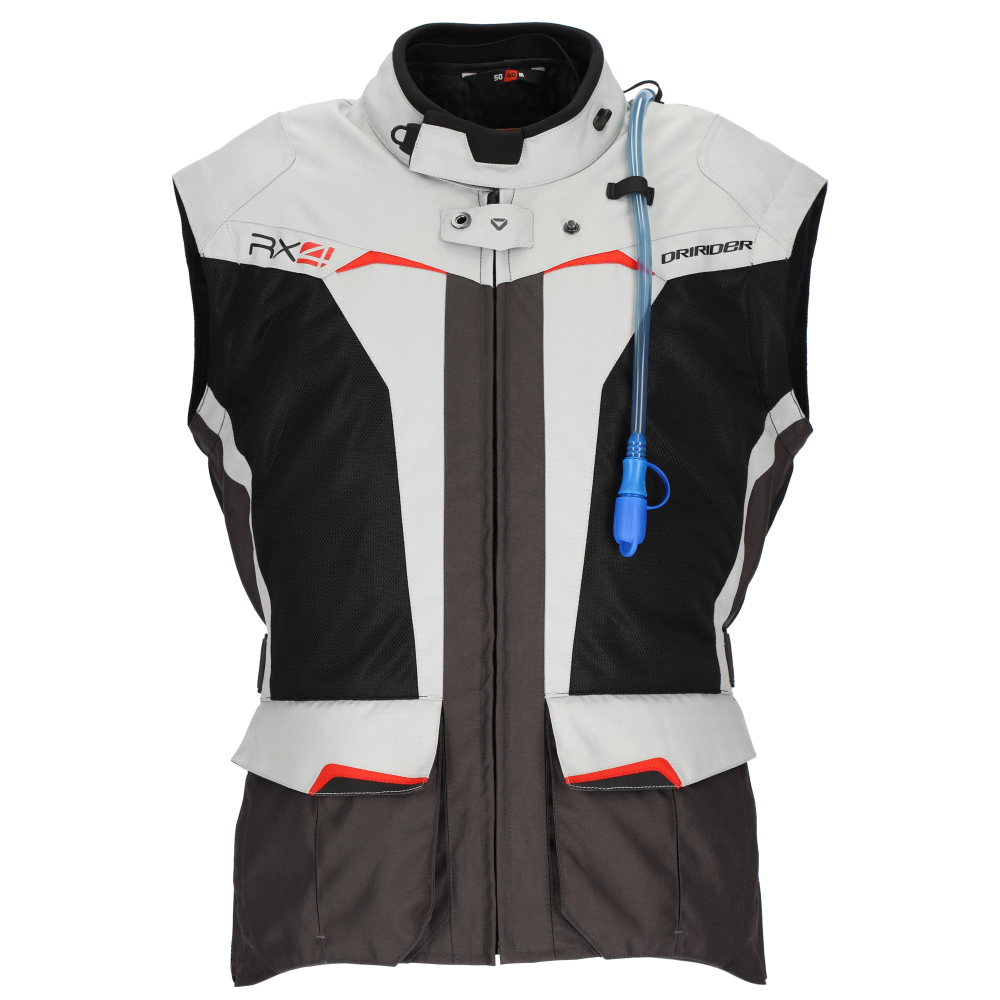 DriRider RX4 Grey/Black/Red Textile Jacket
