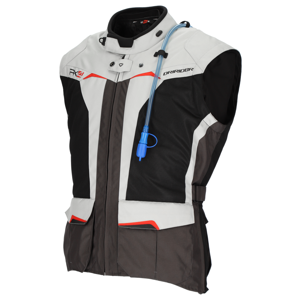 DriRider RX4 Grey/Black/Red Textile Jacket