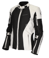 DriRider Vivid 3 Pearl/Black Womens Textile Jacket