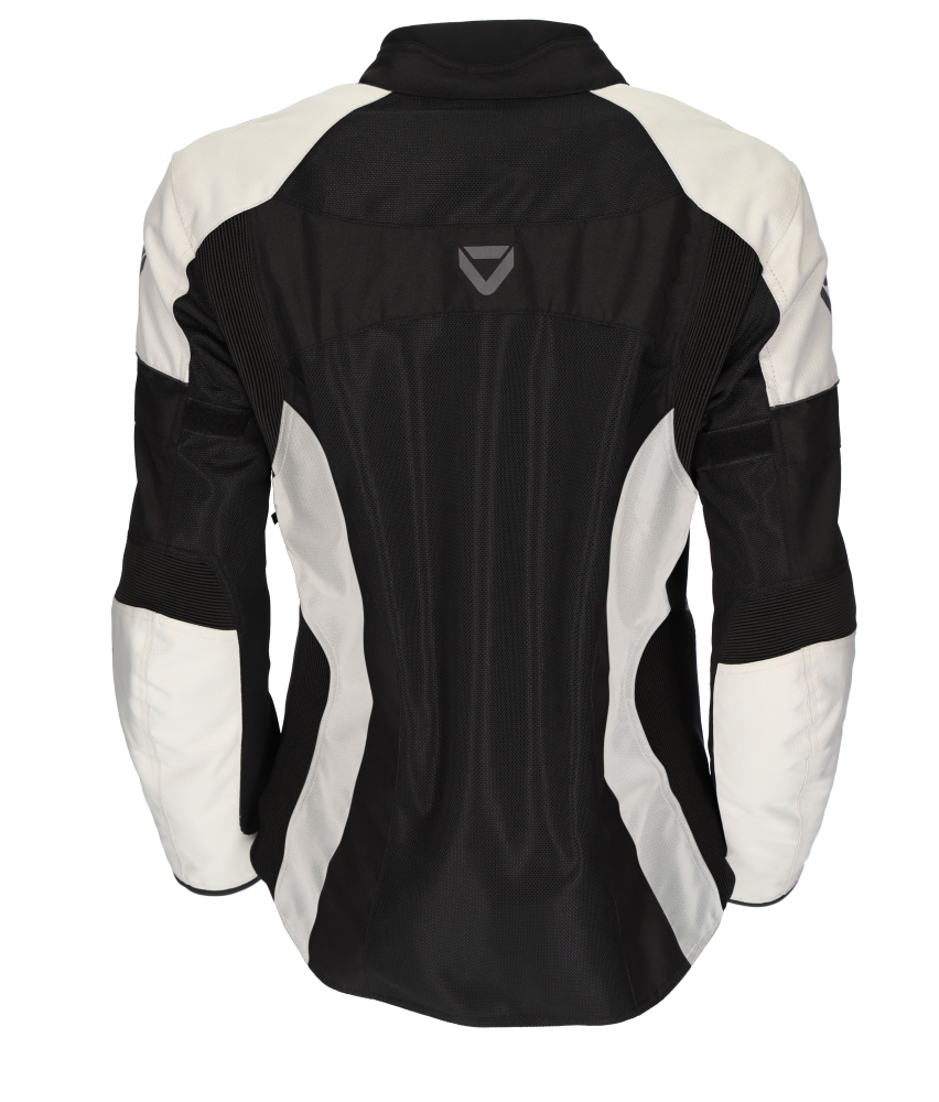 DriRider Vivid 3 Air Pearl/Black Womens Textile Jacket
