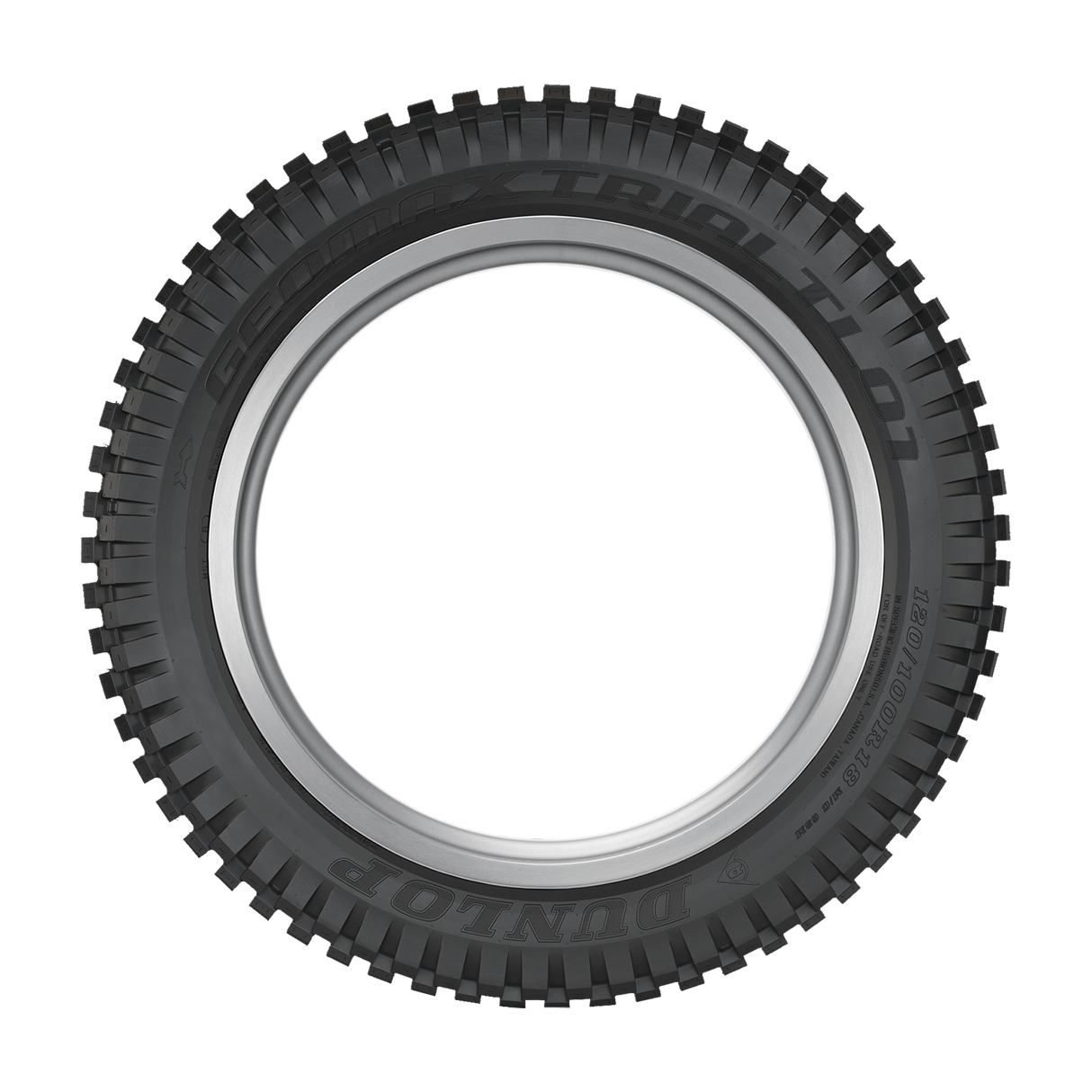 Dunlop Geomax Trail TL01 Rear Tyre 120/100-18 68M Tubeless