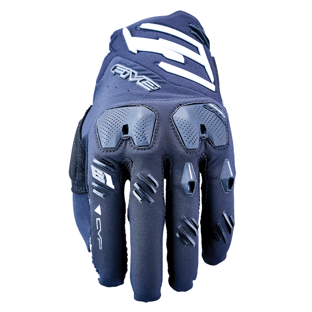 Five E1 Black/White Gloves
