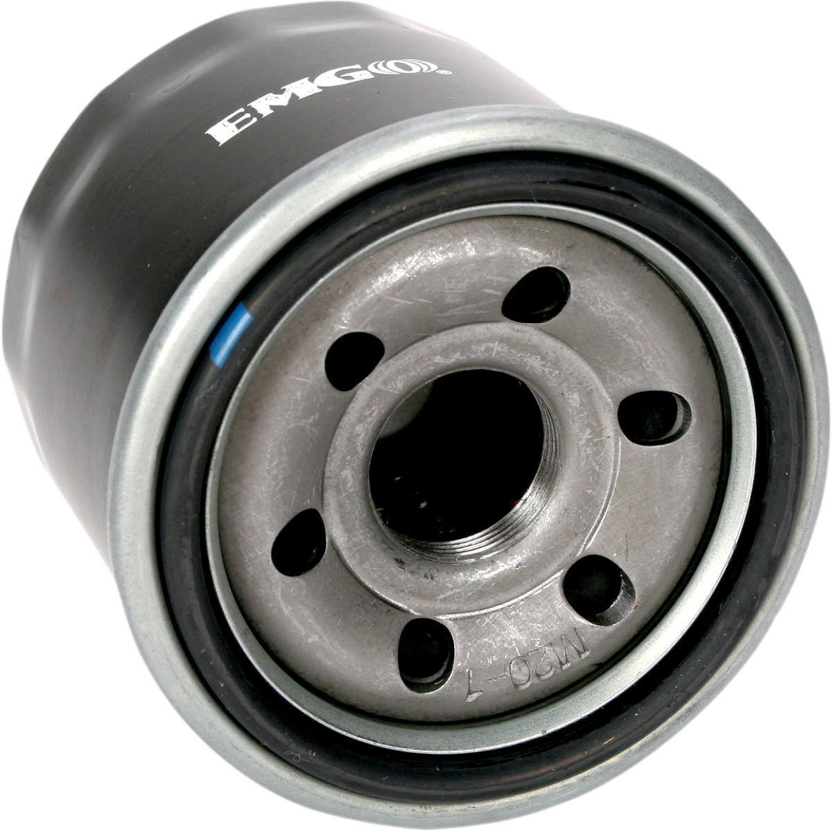 Emgo E1082270 Spin On Oil Filter Black for Aprilia/Benelli/Derbi/Gilera/Hyosung/Italjet/Malaguti/Peugeot/Polaris/Piaggio Models