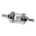 Emgo E1434450 See-Flow Glass 5/16" Fuel Filter w/Chrome Ends