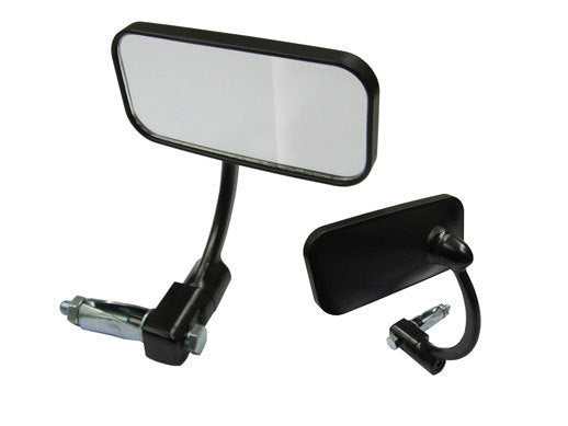 Emgo E2034020B True Vision Bar End Mirror Black (Each)