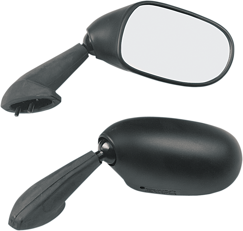 Emgo E2086892 Replacement Left Hand Mirror Matte Black for Yamaha YZFR6 99-00/YZFR7 1999/YZF1000 98-99