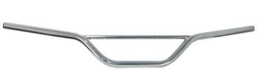 Emgo E2392400 Universal Dirt Bike 7/8" Handlebar Chrome (31.25" Wide x 5.5" Rise x 5" Pullback)