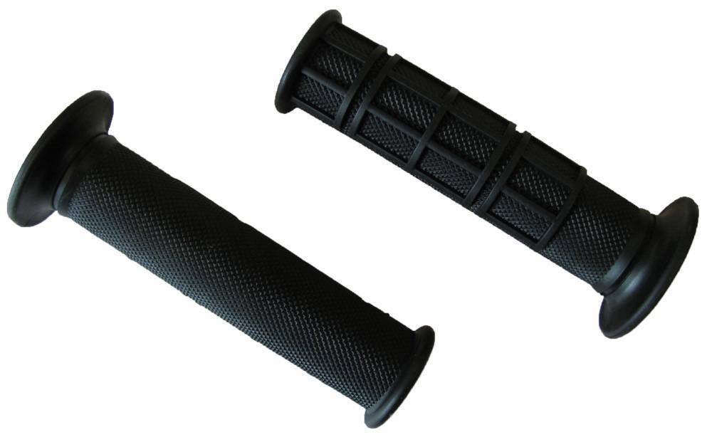 Emgo E4240610 Waffle/Diamond Streetbike Grips for 7/8" Handlebars