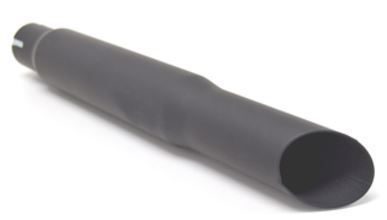 Emgo E8045700B Universal Slash Cut 15" Muffler Flat Black (Each)