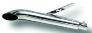 Emgo E8062616 Turnout 16" Muffler Chrome (Each)