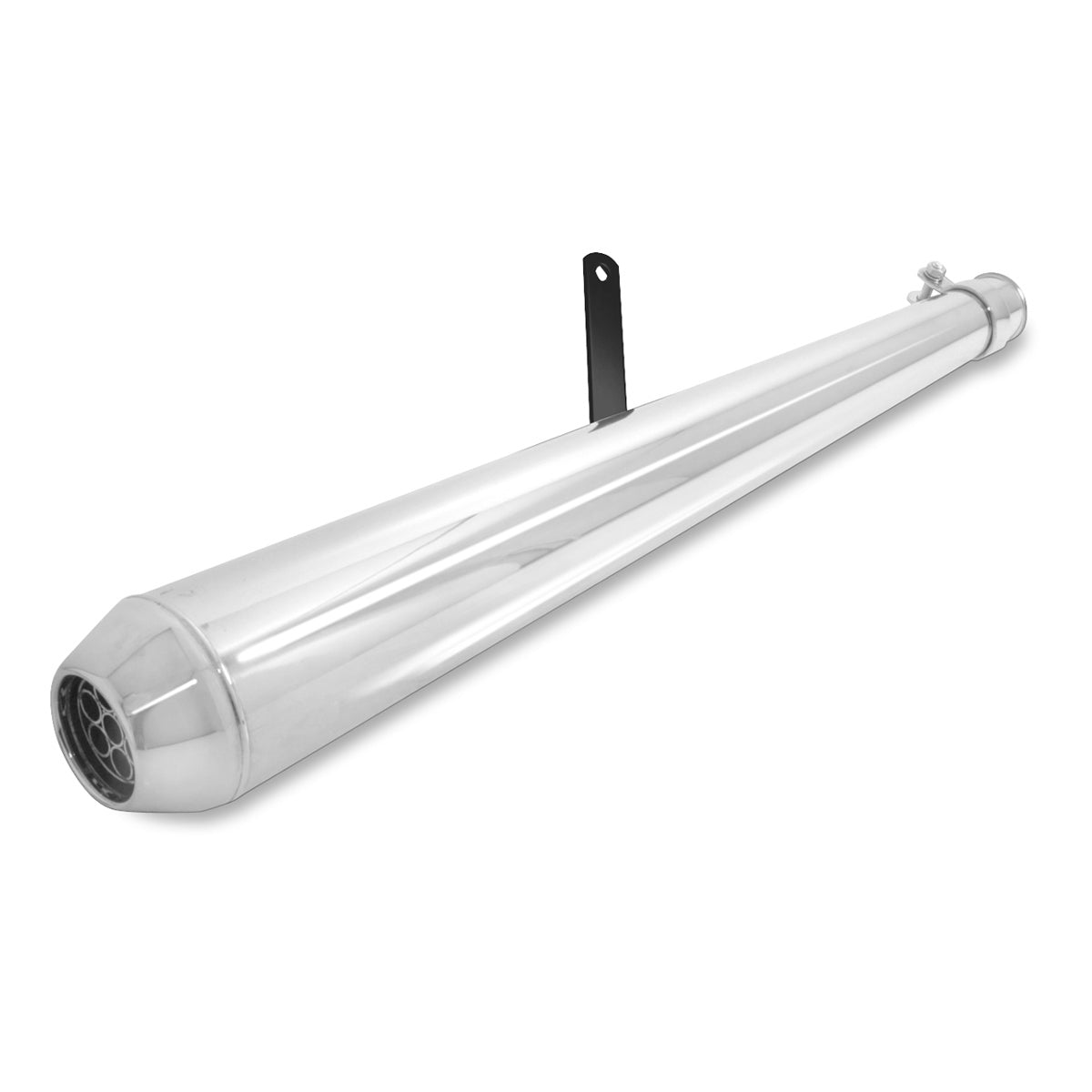 Emgo E8084051 Universal Dunstall Replica Reverse Cone 27-3/4" Muffler Chrome (Each)