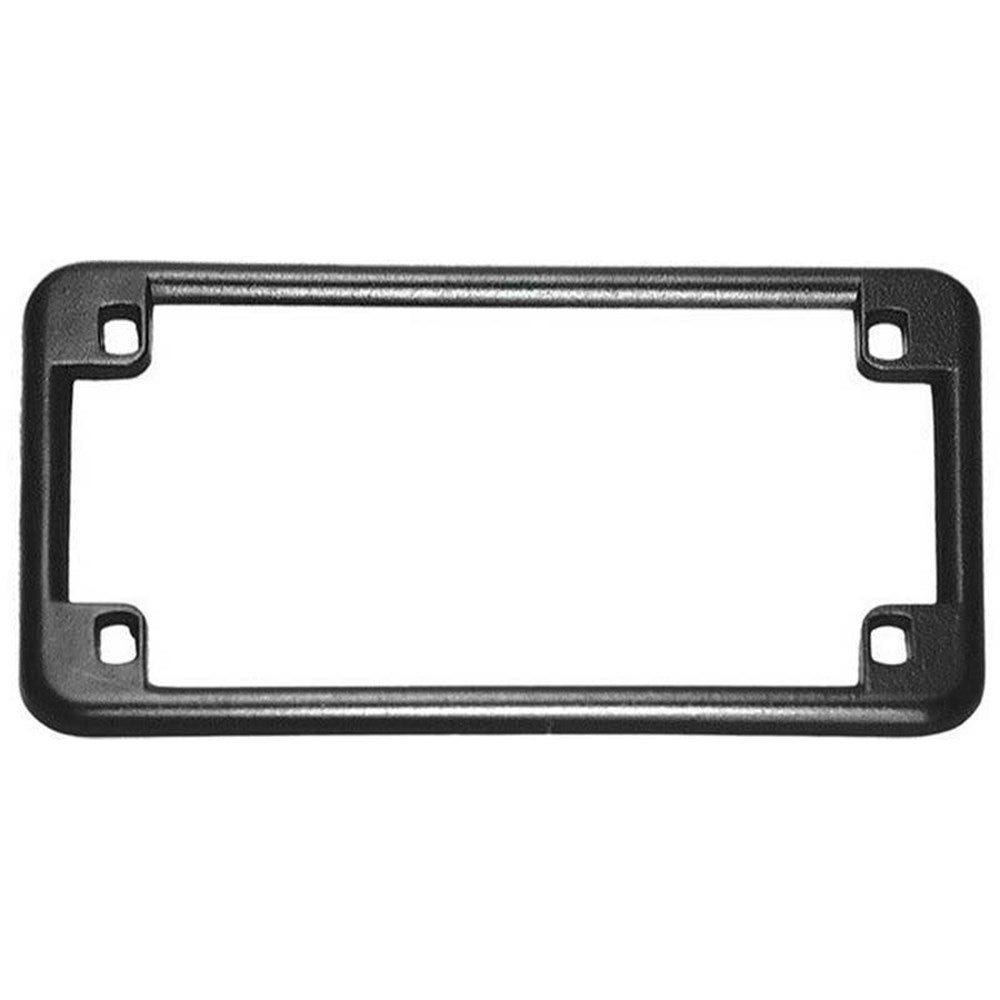 Emgo E8642610 License Frame Matte Black