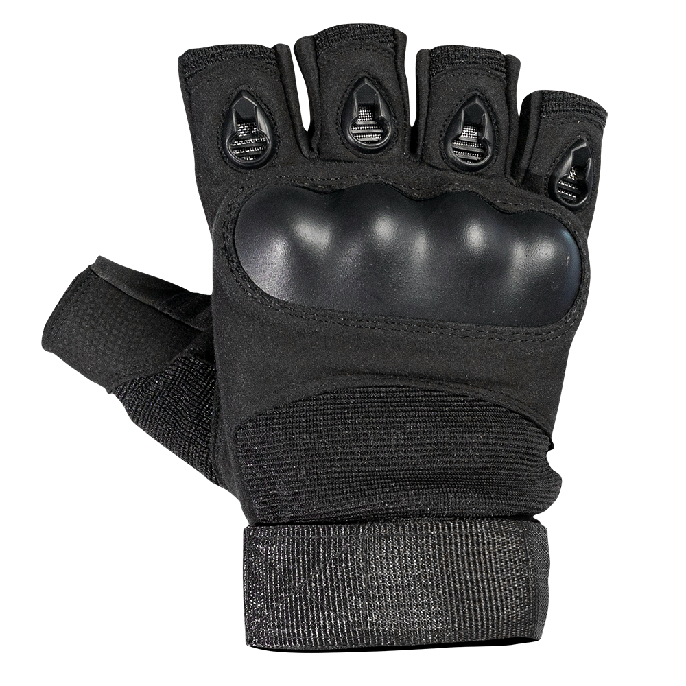 MotoDry Fingerless Easy-Ride Black Gloves
