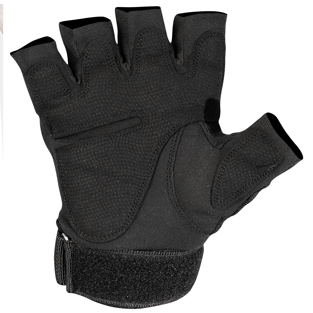 MotoDry Fingerless Easy-Ride Black Gloves