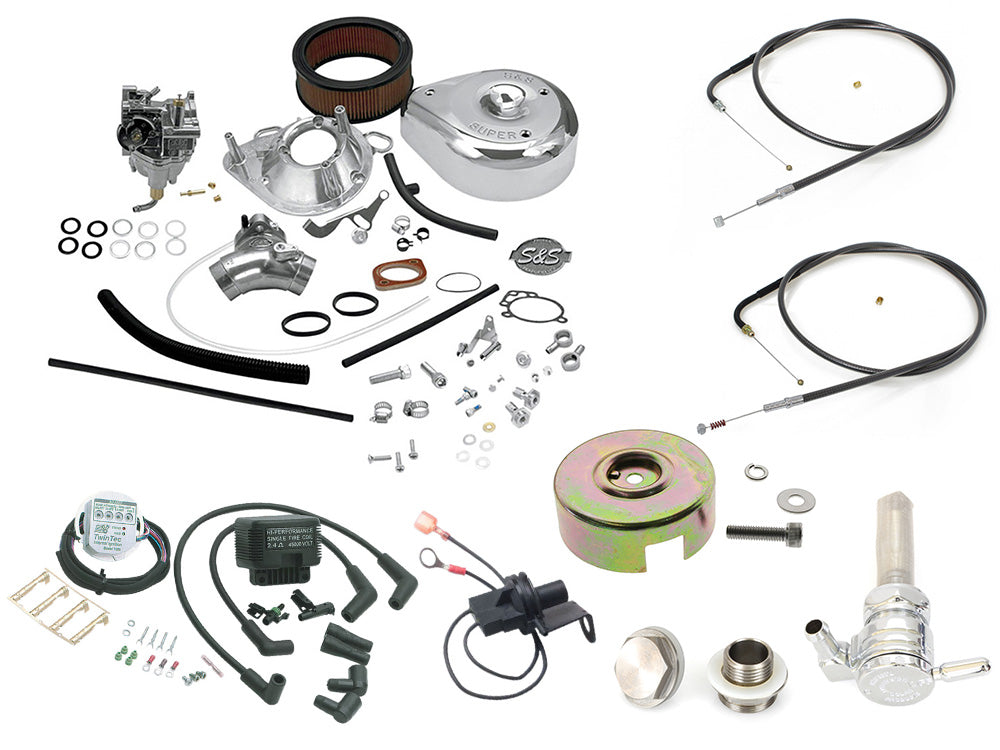 RSS EFI-01 Magneti Marelli Fuel Injection to Carb Conversion Kit for Harley-Davidson Touring 95-98 Models w/EFI