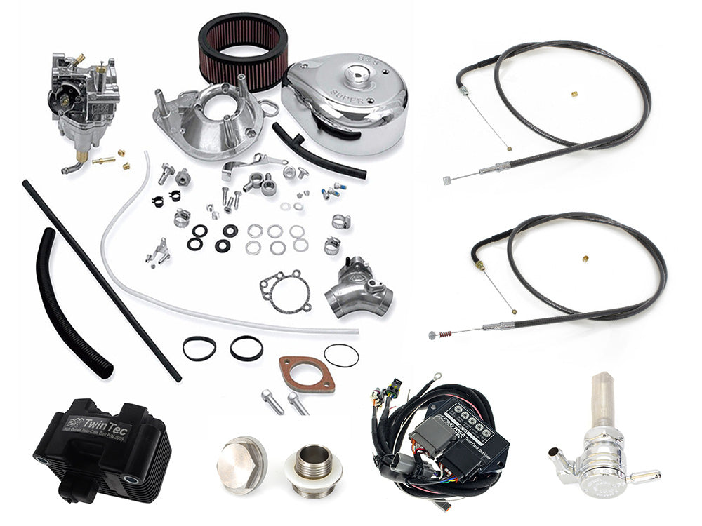 RSS EFI-04 Magneti Marelli Fuel Injection to Carb Conversion Kit for Harley-Davidson Twin Cam Touring 99-01 Models w/EFI