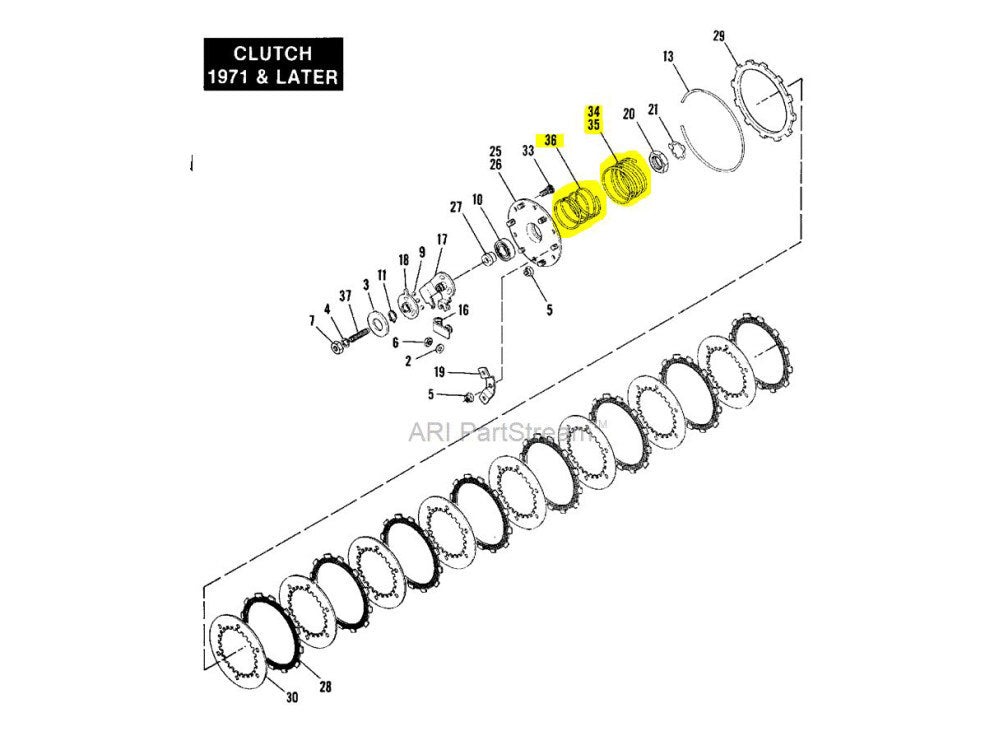 Eastern Motorcycle Parts EMP-A-38080-SET Heavy-Duty Inner & Outer Clutch Springs for Sportster 71-84