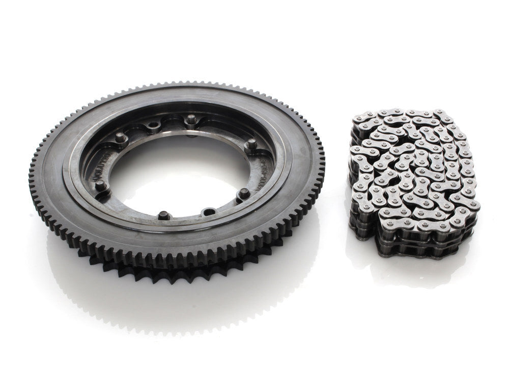 Evolution Industries EVO-1010-1225 Starter Ring Gear Kit w/Performance 49T Clutch Sprocket for Touring 17-Up