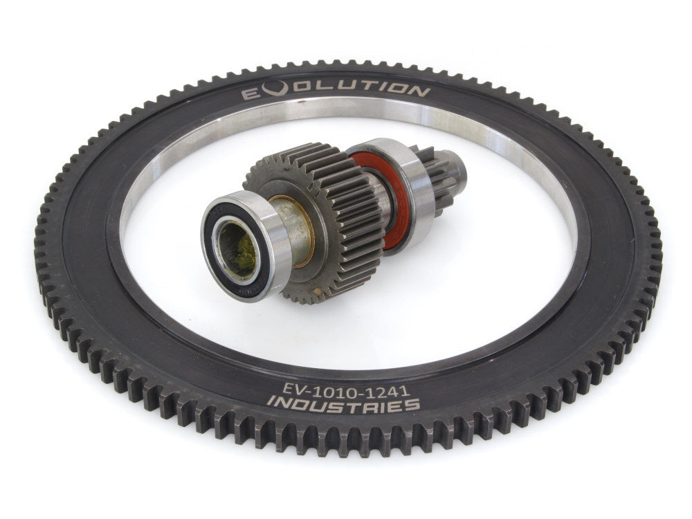 Evolution Industries EVO-1241-2104 Starter Ring Gear w/Starter Clutch for Big Twin 07-17