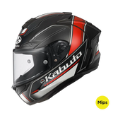 Kabuto F17 GP MIPS Forte Flat Black/Red Helmet