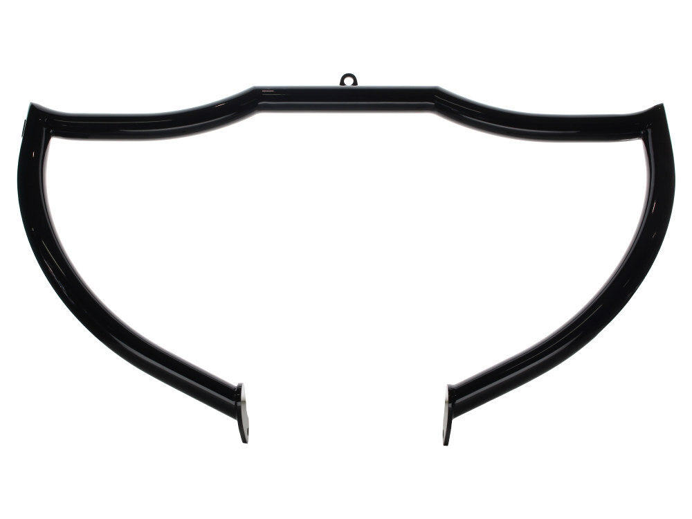 Factory 47 Cycles F47-EG2105001B Shield Front Crashbar Gloss Black for Touring 97-23