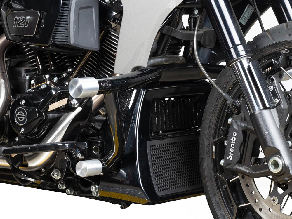 Factory 47 Cycles F47-EG4005001B Road Warrior Front Crashbar Gloss Black for Harley-Davidson Touring 09-Up