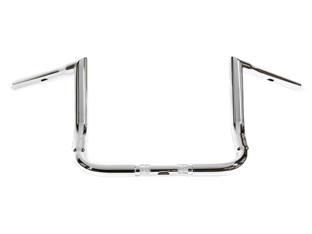 Factory 47 Cycles F47-HB1035012C 12" x 1-1/2" STS Miter Handlebar Chrome for Ultra Models 96-Up/Street Glide 96-23