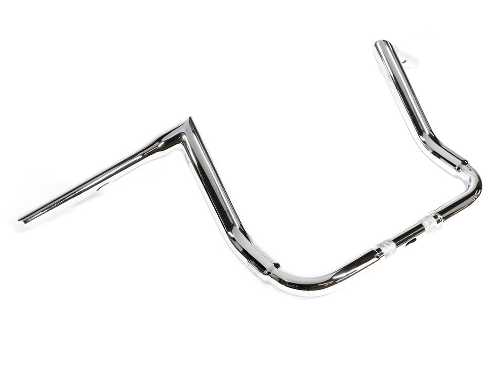 Factory 47 Cycles F47-HB1035012C 12" x 1-1/2" STS Miter Handlebar Chrome for Ultra Models 96-Up/Street Glide 96-23