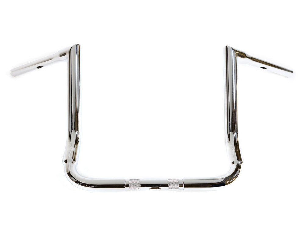 Factory 47 Cycles F47-HB1035014C 14" x 1-1/2" STS Miter Handlebar Chrome for Ultra Models 96-Up/Street Glide 96-23