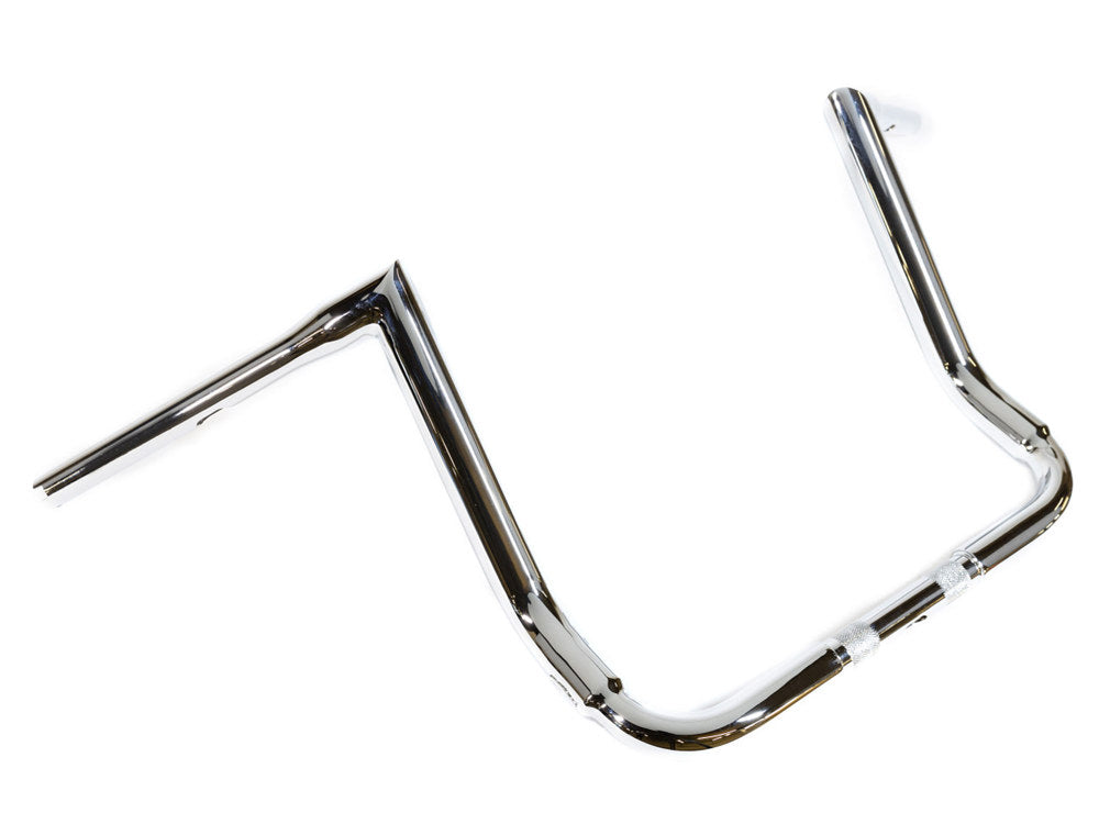 Factory 47 Cycles F47-HB1035014C 14" x 1-1/2" STS Miter Handlebar Chrome for Ultra Models 96-Up/Street Glide 96-23