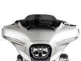 Factory 47 Cycles F47-HB1045012B 12" x 1-1/2" Delta Series Handlebar Gloss Black for Harley-Davidson CVO Street Glide 23-Up/Street Glide 24-Up