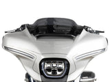 Factory 47 Cycles F47-HB1045012C 12" x 1-1/2" Delta Series Handlebar Chrome for Harley-Davidson CVO Street Glide 23-Up/Street Glide 24-Up