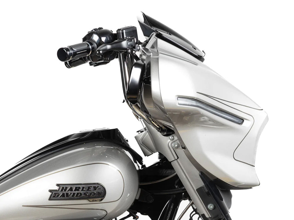 Factory 47 Cycles F47-HB1045012C 12" x 1-1/2" Delta Series Handlebar Chrome for Harley-Davidson CVO Street Glide 23-Up/Street Glide 24-Up