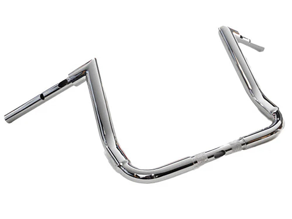 Factory 47 Cycles F47-HB1045012C 12" x 1-1/2" Delta Series Handlebar Chrome for Harley-Davidson CVO Street Glide 23-Up/Street Glide 24-Up